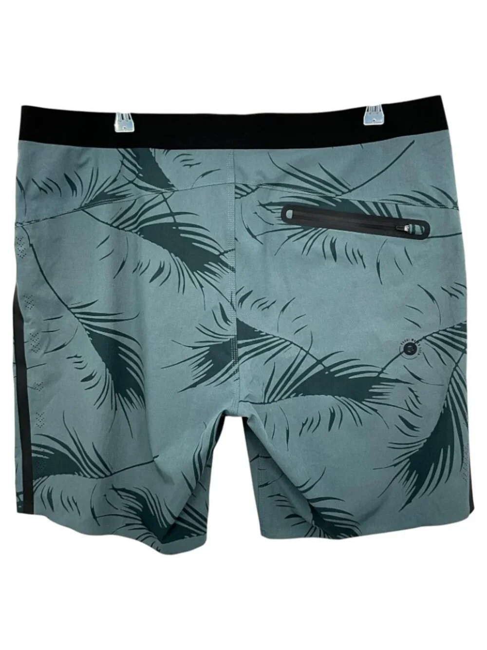 Vuori Knox Boardshorts Mens 36 Green Palm Stretch Pockets Swim Surfing Beach